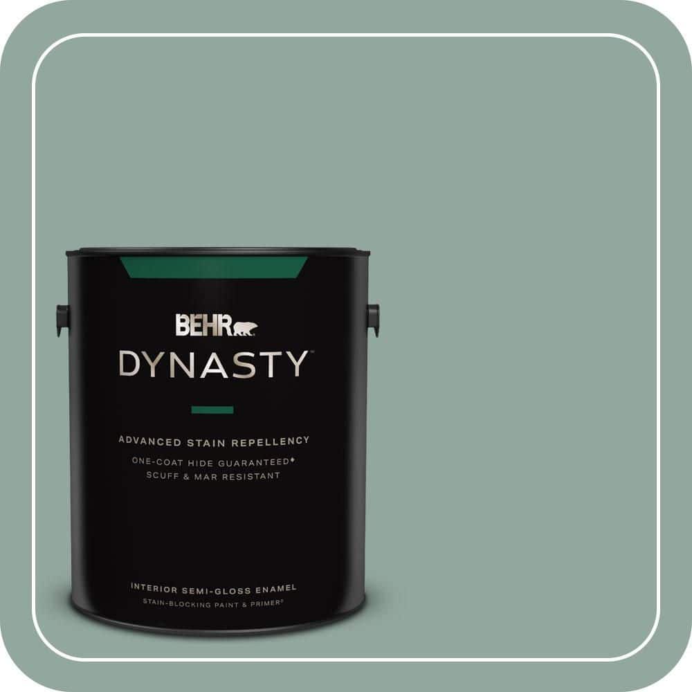 1 gal. #PPU12-05 Lotus Leaf One-Coat Hide Semi-Gloss Enamel Interior Stain-Blocking Paint & Primer price history on PriceWatchPro
