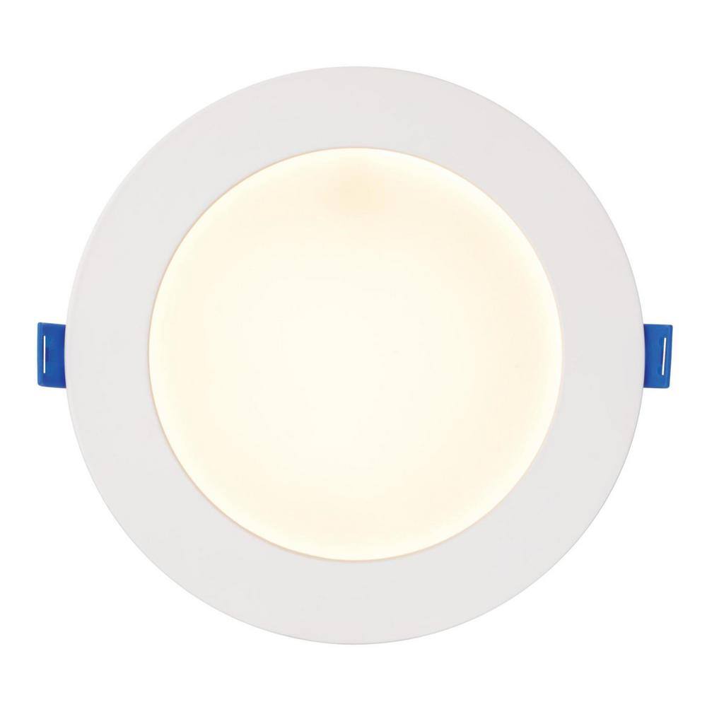 6-Inch Slim White Aluminum LED Recessed Lighting Kit