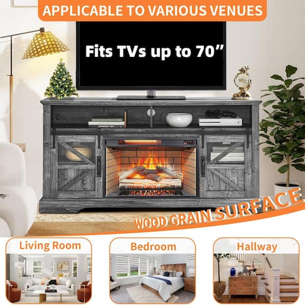 ToolCat 60 in. Freestanding Ultra Thin Tempered Glass Front Smart