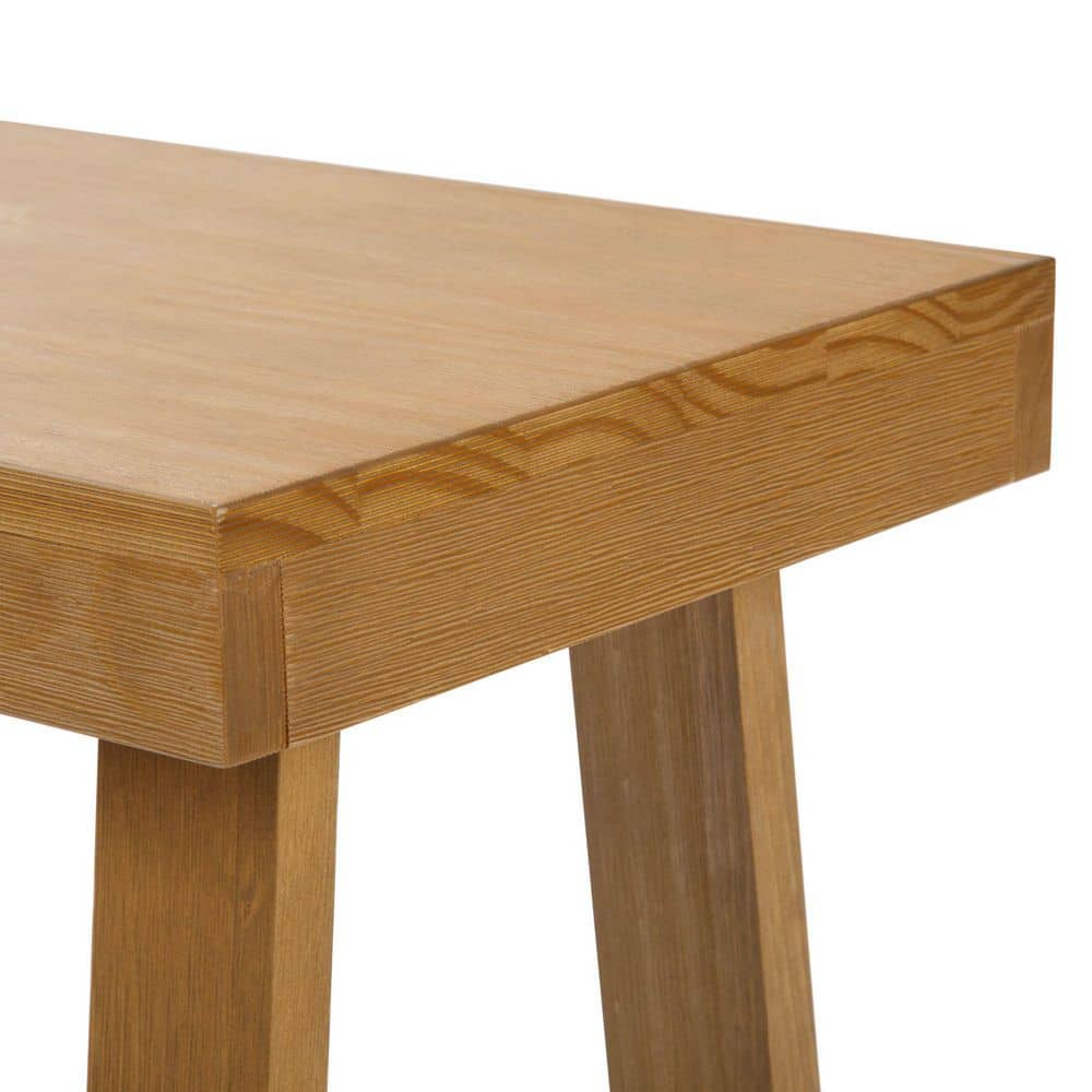 Classic 25 in. Blonde Rectangle Wood End Table - thumbnail 9