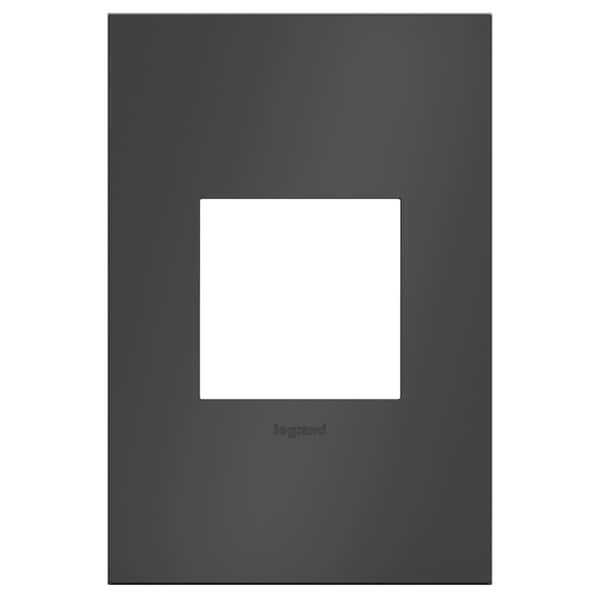 Legrand Adorne 1 Gang Decorator/Rocker Wall Plate, Satin Black (1-Pack ...