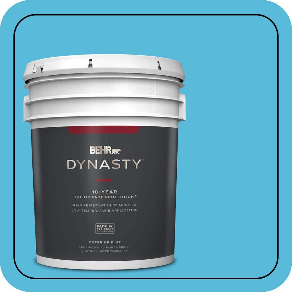 5 gal. #530B-5 Azurean Flat Exterior Stain-Blocking Paint & Primer price history on PriceWatchPro