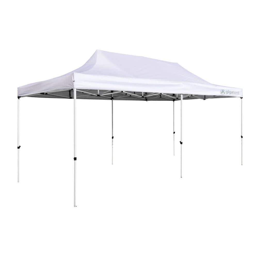 GigaTent Party Tent 10 ft. x 20 ft. White Canopy GT004W - The Home Depot