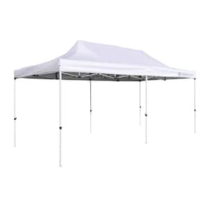 Party Tent 10 ft. x 20 ft. White Canopy
