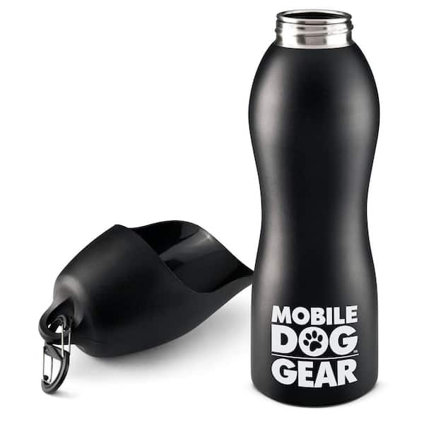 MOBILE DOG GEAR 25 oz .Water Bottle, Black
