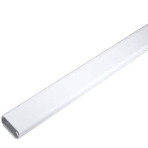 Wiremold CordMate II Cord Cover 5 ft. Channel, Cord Hider for Home or Office, Holds 3 Cables, White