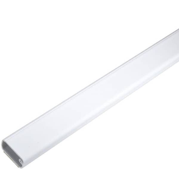 Wiremold CordMate II Cord Cover 5 ft. Channel, Cord Hider for Home or Office, Holds 3 Cables, White