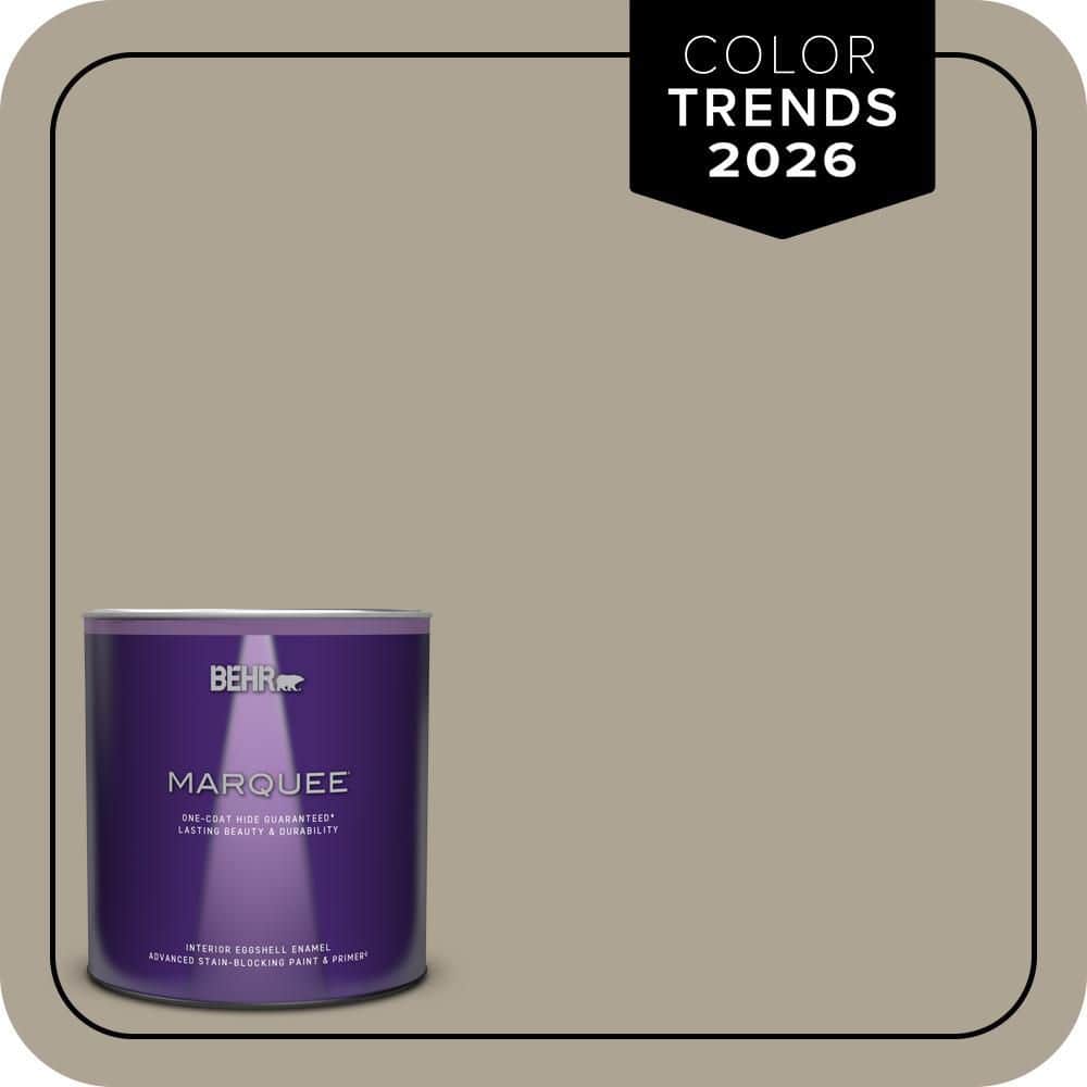1 qt. Home Decorators Collection #HDC-NT-14 Smoked Tan One-Coat Hide Eggshell Enamel Interior Paint & Primer price history on PriceWatchPro