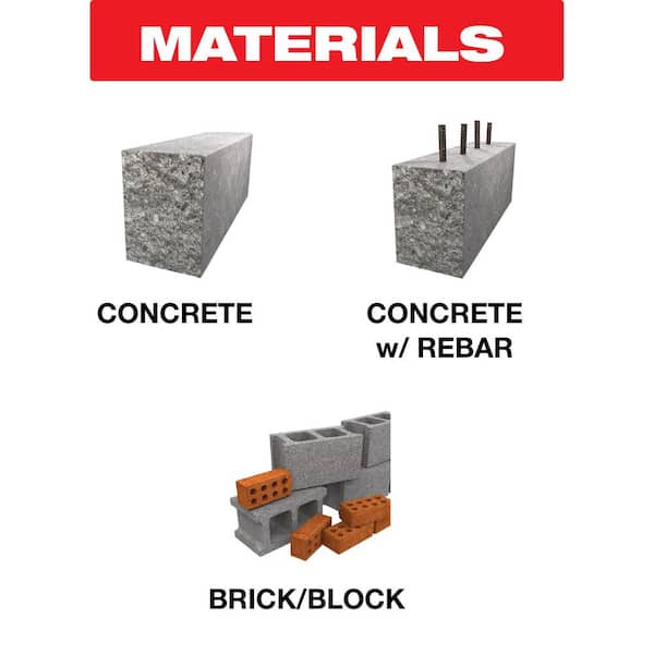 1 in. x 31 in. x 36 in. Rebar Demon SDS-Max 4-Cutter Full Carbide Head Hammer Drill Bit