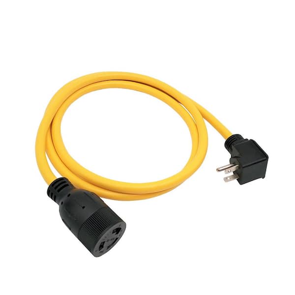 Parkworld 50 ft. SJTW 12/3 20 Amp 250-Volt Twist Lock NEMA L6-20 Extension Cord, Yellow 885675