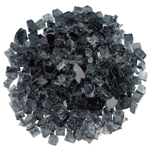 1/2 in. Gray Fire Glass 10 lbs. Bag