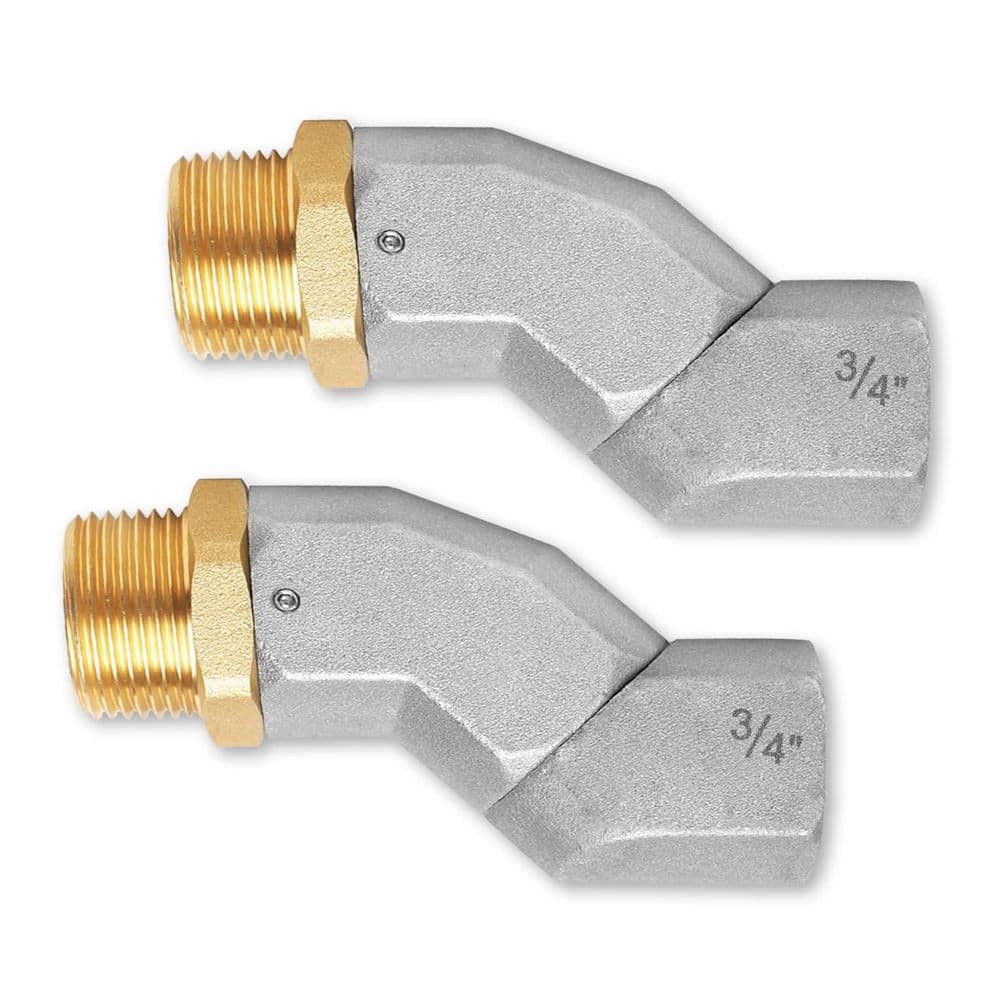 2PCS 3/4 Inch NPT Fuel Hose Swivel 360 Degree Rotating Connector for Fuel Nozzle Prevents Hose Twisting price history on PriceWatchPro