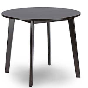Debbie Dark Brown Finished Wood Dining Table