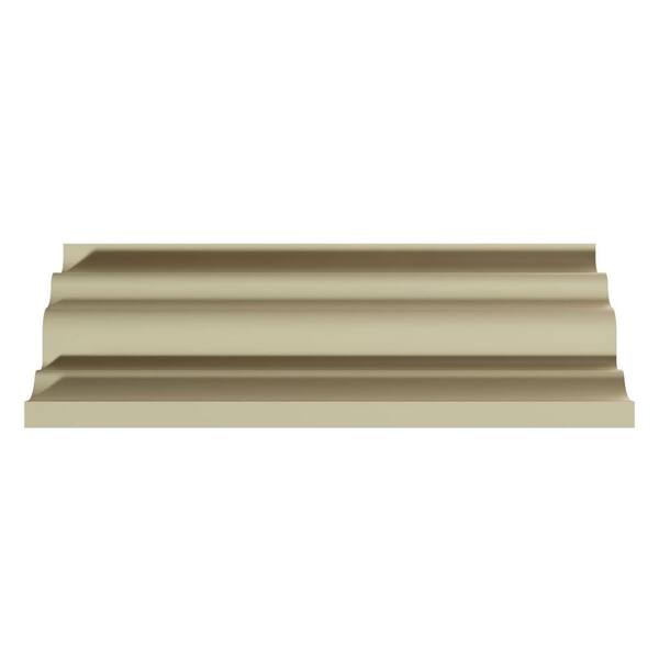 Ekena Millwork Ethan 9.625 in. D x 12 in. W x 96 in. L Polyurethane Crown Moulding