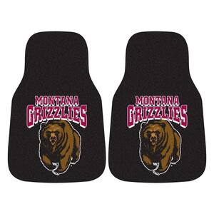University of Montana 18 in. x 27 in. 2-Piece Carpeted Car Mat Set
