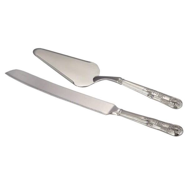 Heim Concept 11.5 in. and 10 in. Wedding Cake Knife and Server