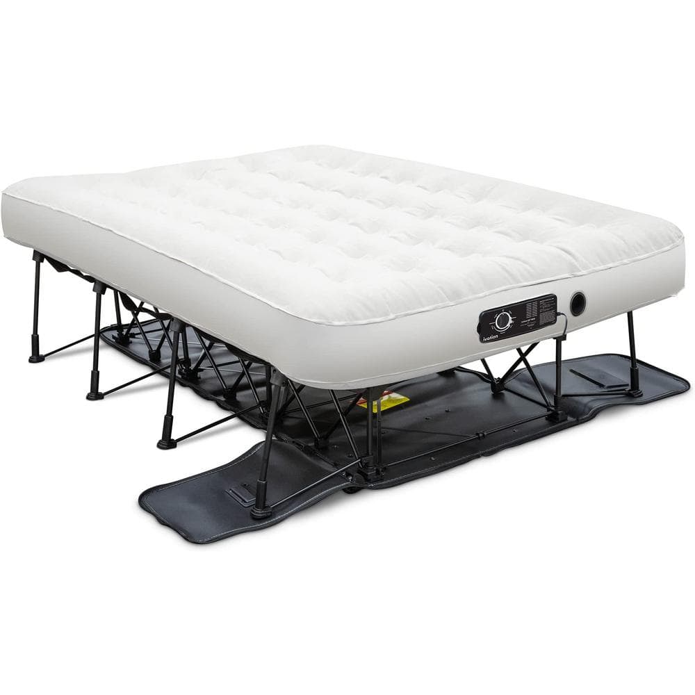 Ivation Ez-Bed 24 In. Full Size Air Mattress With Built In Pump &  Anti-Deflate Technology Iviaezbfa360Bg - The Home Depot