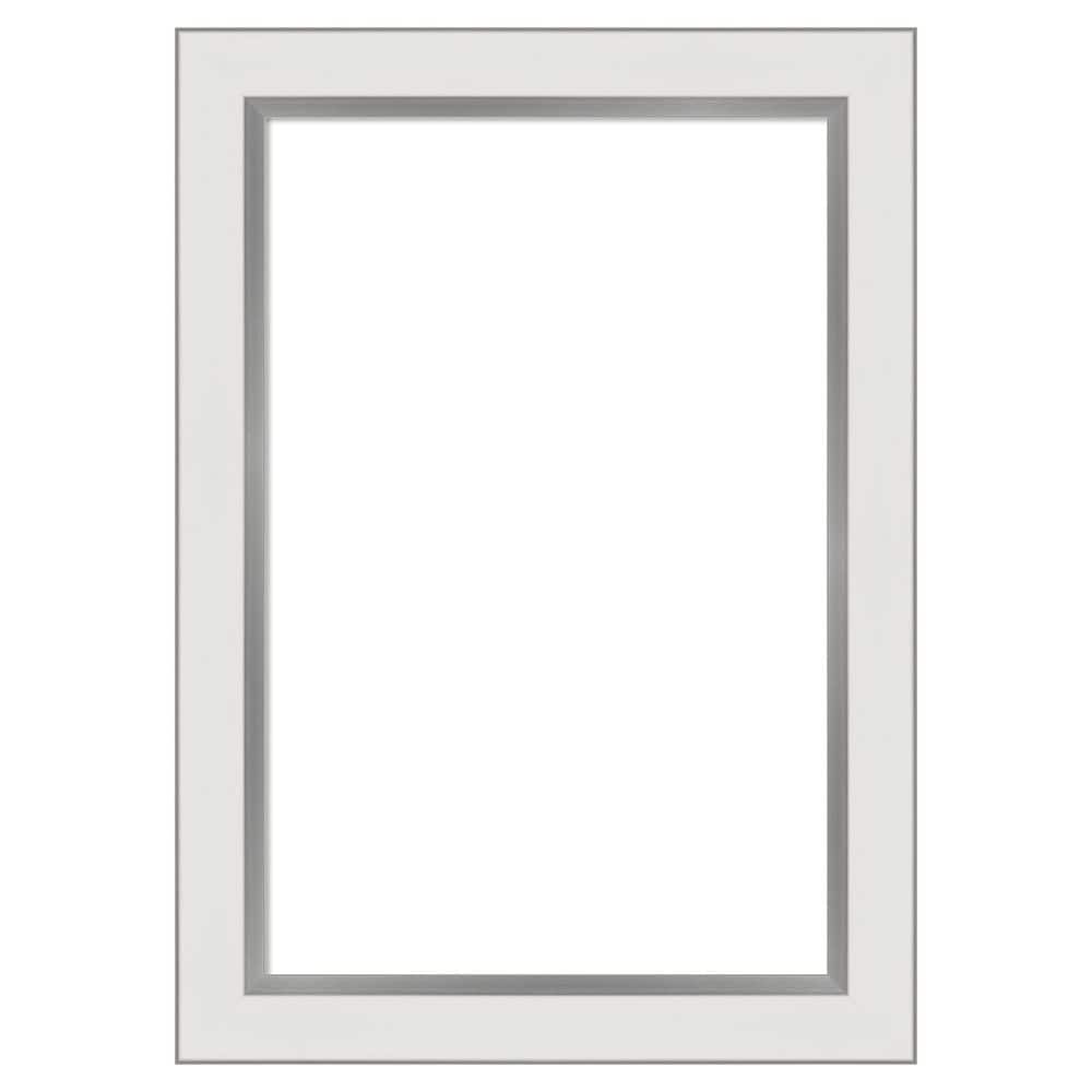 Eva Narrow White Silver 15 in. x 21 in. Polystyrene Framed Dry Erase Magnetic Memo Board price history on PriceWatchPro
