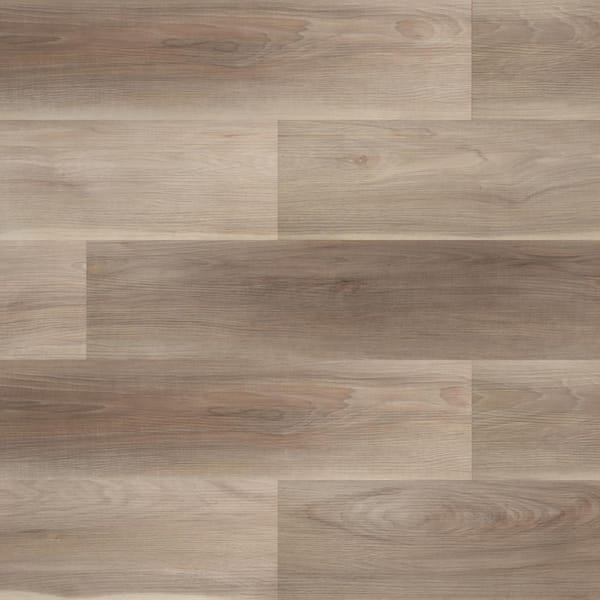 A&A Surfaces Albemarle Ash 20 MIL x 7 in. x 48 in. Waterproof Click Lock Luxury Vinyl Plank Flooring (23.8 sq. ft. / case)