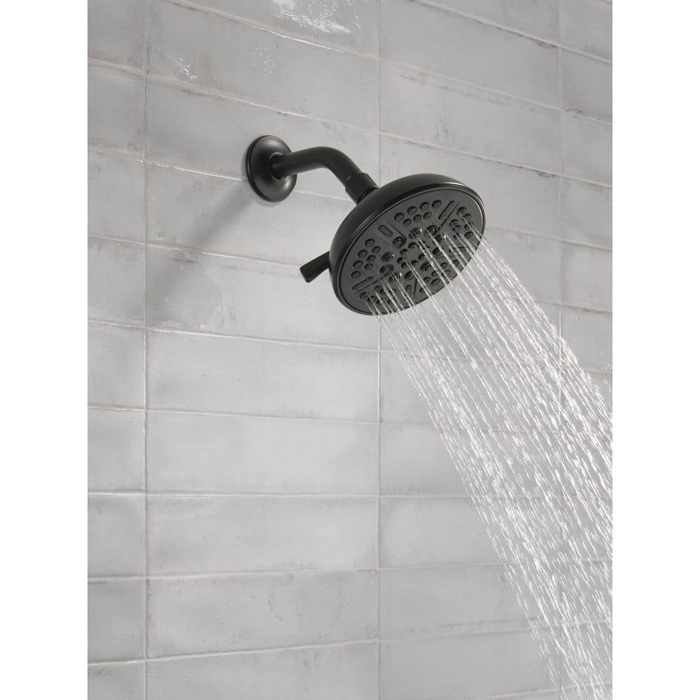 Matte Black Multi-Head Nickel Wall Mounted Shower Head