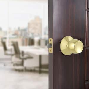 Brandywine Polished Brass Hall/Closet Passage Door Knob (10-Pack)