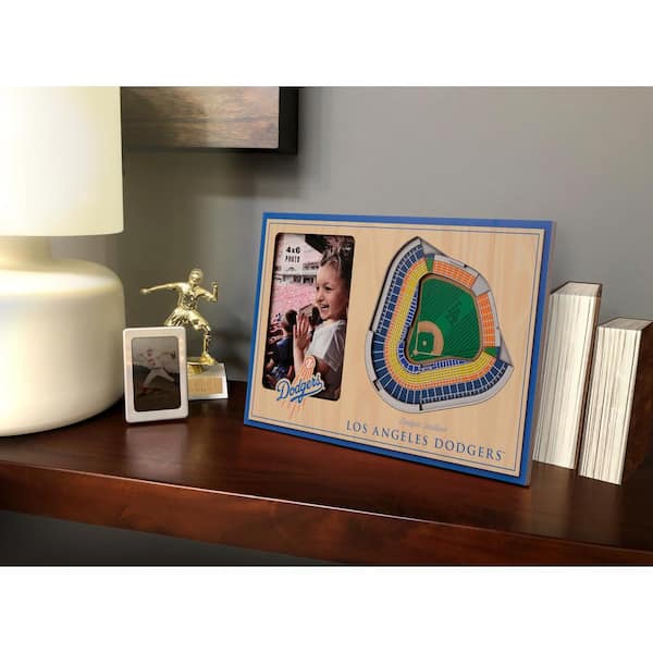 MLB Los Angeles Dodgers Team Colored 3D StadiumView with 4 in. x 6 in. Picture Frame