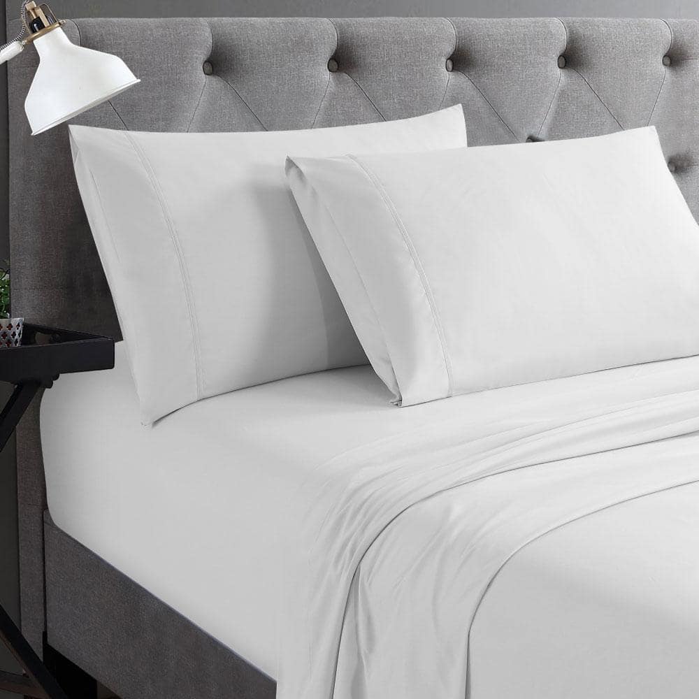White King Size Ultra Soft Polyester Pillowcase Set