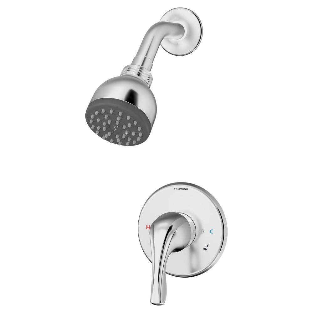 Symmons Origins 1-Handle Wall-Mounted Shower Trim Kit in Polished Chrome  (Valve Not Included) 9601-PLR-B-1.5-TRM - The Home Depot