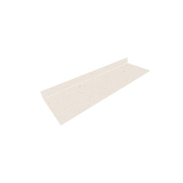 8 ft. Solid Surface Countertop in Yukon Riverstone with Matte Finish