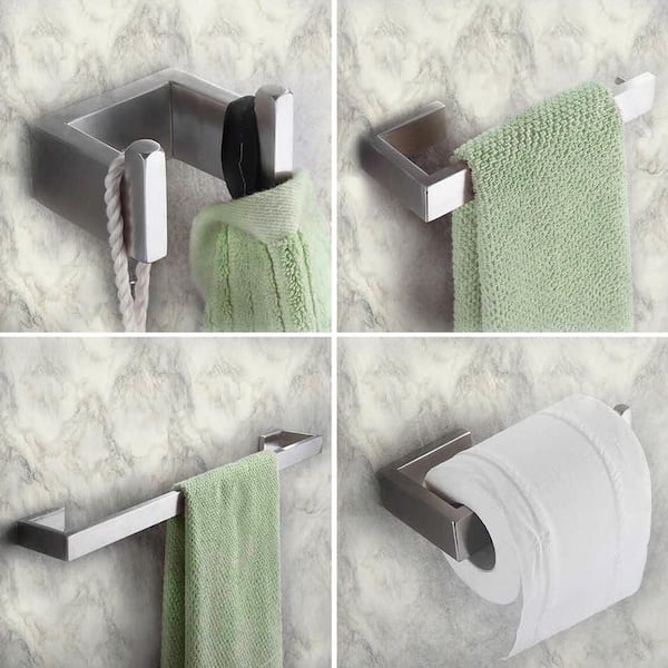 Stainles Steel 304 Bathroom Accessory Sets Hotel Toilet Accessories 11  Piece Bathroom Set