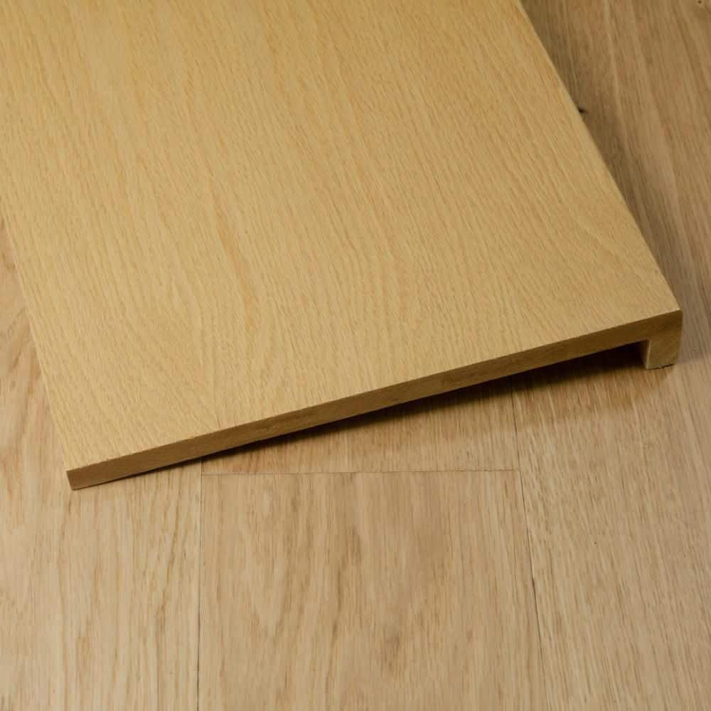 Silvan Hardwood Evern .6 in T x 12 in. W x 48 in. L Full Stair Tread Water Resistant Hardwood Trim price history on PriceWatchPro