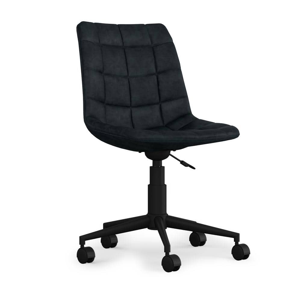 Chambers Distressed Blue Faux Leather Swivel Executive Chair