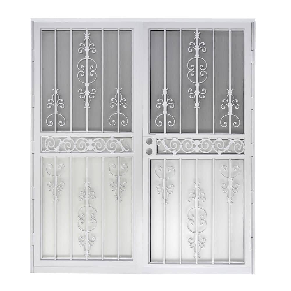 ベトナムドン　De La Rue Giorgi (CHE)UNC グレード 65 Grisham 72 in. x 80 in. White Spanish Lace Double Door Outswing