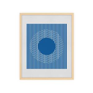 Crop Circles 13 Framed Giclee Abstract Art Print 42 in. x 34 in.