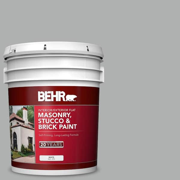 5 gal. #780F-4 Sparrow Flat Interior/Exterior Masonry, Stucco and Brick Paint