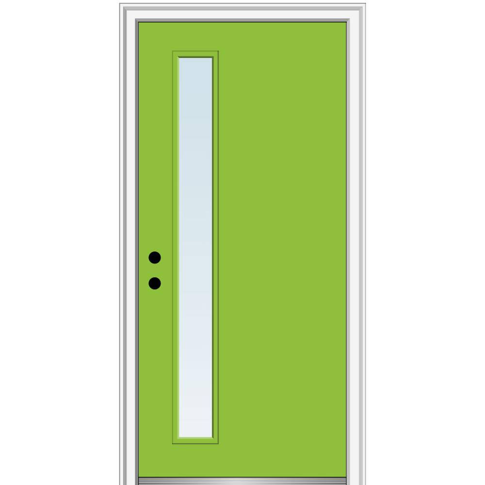 MMI Door 36 in. x 80 in. Viola Low-E Glass Right-Hand 1-Lite Clear ...