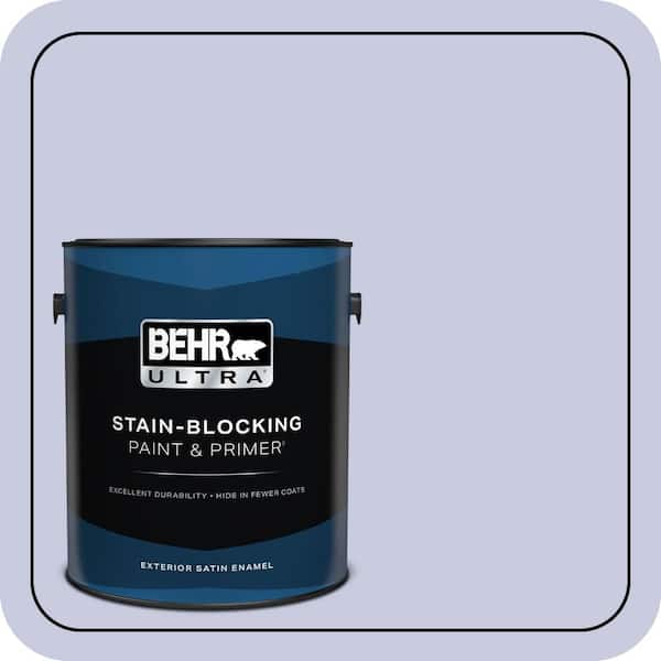 BEHR ULTRA 1 gal. #630C-3 Timeless Lilac Satin Enamel Exterior Paint & Primer