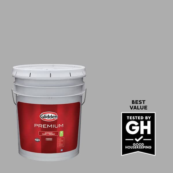 Glidden Premium 5 gal. #PPG1001-4 Flagstone Eggshell Interior Latex Paint