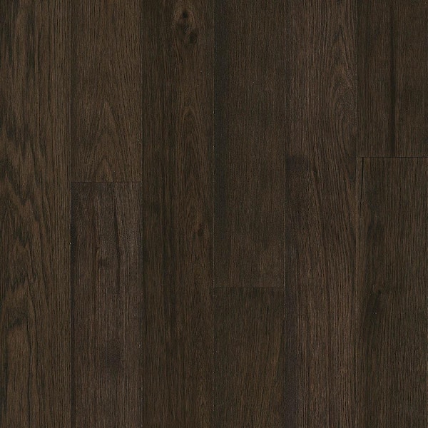 Hydropel Hickory Black Brown Engineered, Dark Hardwood Floor Samples