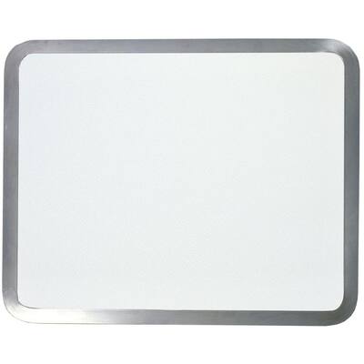 16 in. x 20 in. White Built-in Surface Saver Tempered Glass Cutting Board