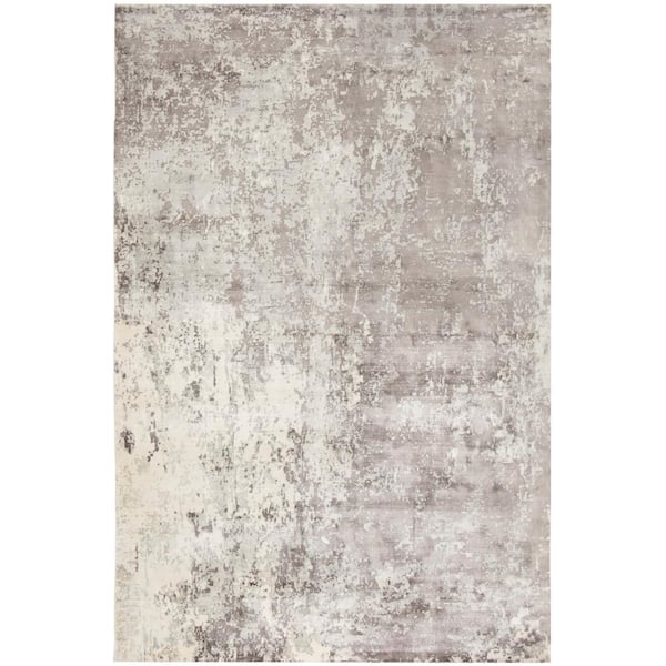 SAFAVIEH Mirage Gray 5 ft. x 8 ft. Abstract Distressed Area Rug