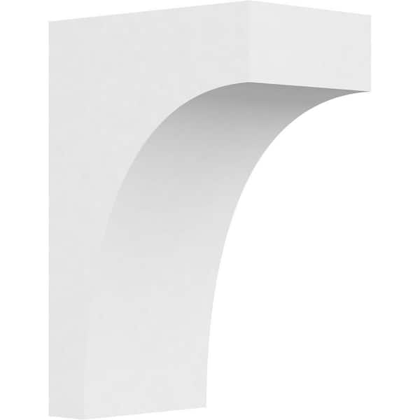 5 in. x 12 in. x 8 in. Standard Stockport Architectural Grade PVC Corbel