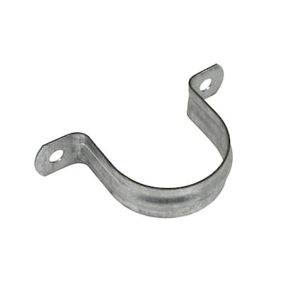 1-1/2 in. Galvanized 2-Hole Pipe Hanger Strap