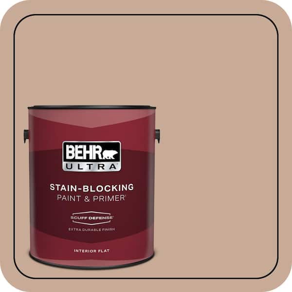 BEHR ULTRA 1 gal. #S220-3 Sanderling Extra Durable Flat Interior Paint & Primer