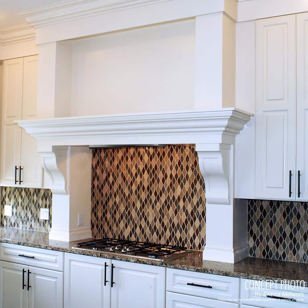Hamilton 9" Beige Rubberwood Traditional Bracket