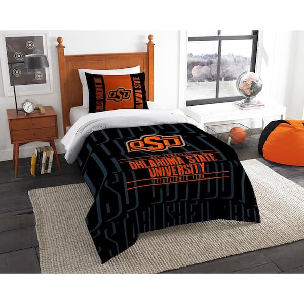 THE NORTHWEST GROUP Oklahoma State 2-Piece Modern Take Multi Twin Comforter Set