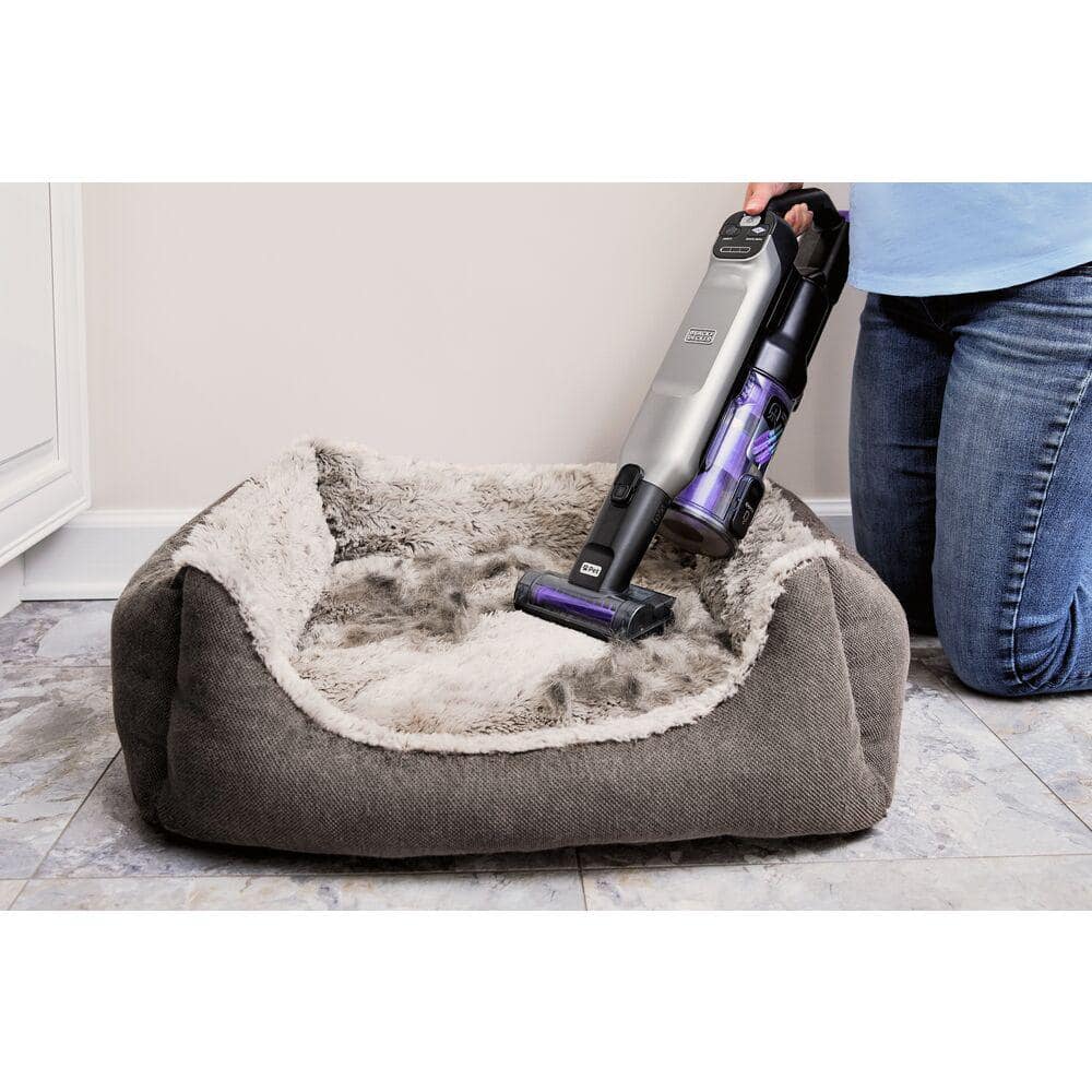 Cordless Purple Stick Vacuum with HEPA Filter for Pets