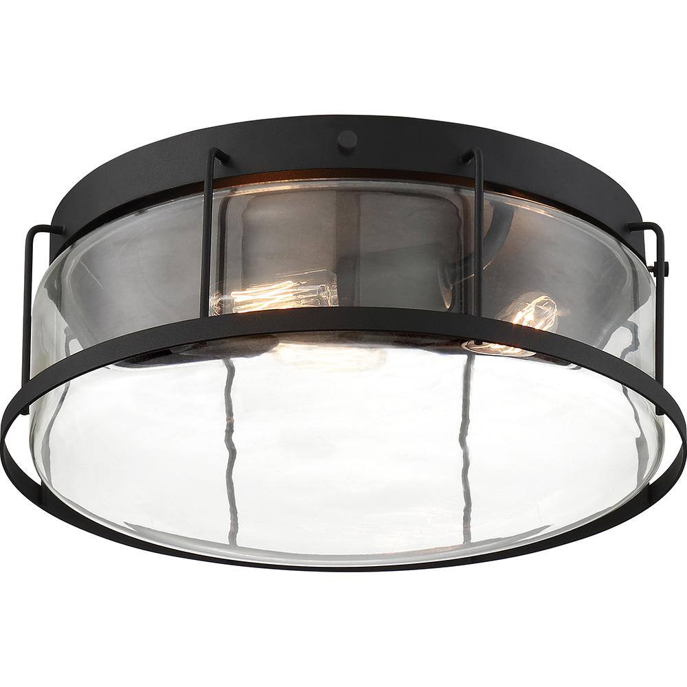Landry Sphere-and-Stem 13" LED Ceiling Light in Brushed Nickel