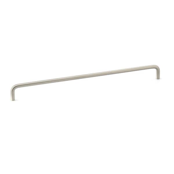 Richelieu Hardware Castleton Collection 12 5/8 in. (320 mm) Brushed Nickel Modern  Cabinet Bar Pull BP2288320195 - The Home Depot
