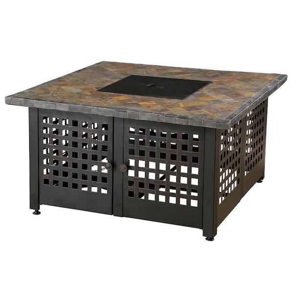 Endless Summer Decorative Slate Tile Mantel LP Gas Outdoor Fire Pit | GAD1429SP Endless Summer Decorative Slate Tile Mantel LP Gas Outdoor Fire Pit | GAD1429SP